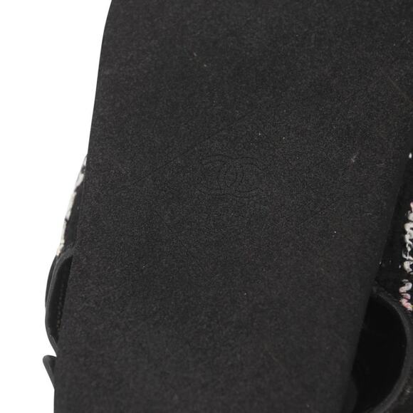 Chanel Turnlock 39 Tweed Leather Cc Dad Sandals CC-0712N-0001 - Picture 11 of 11